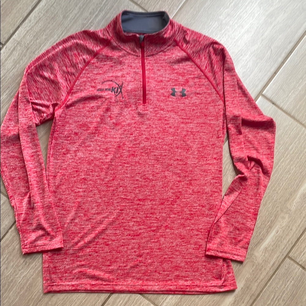 Under Armour Red Performance Pullover size small